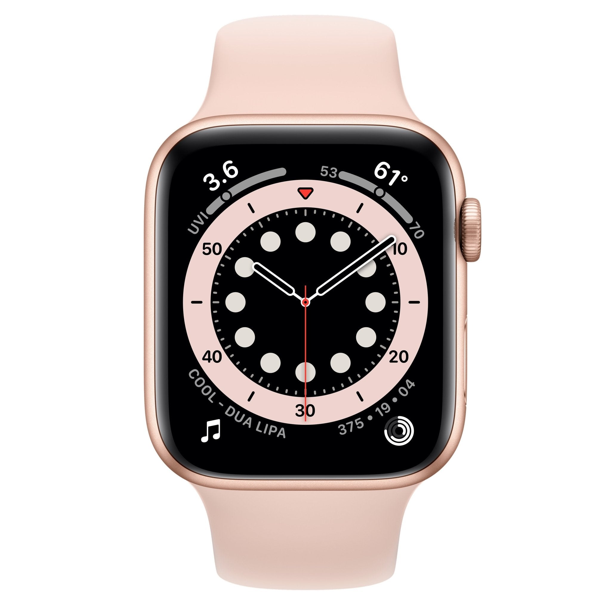Apple Watch Series 6 OLED 40 mm Digitaal 324 x 394 Pixels Touchscreen 4G Goud Wifi GPS MG123NF/A - Compridis