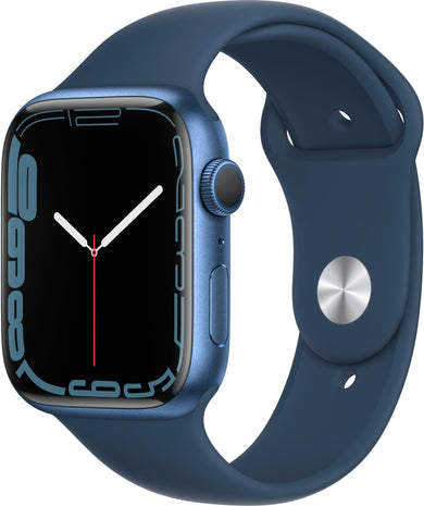 Apple Watch Series 7 MKN83FD/A 45mm Blauw - Compridis