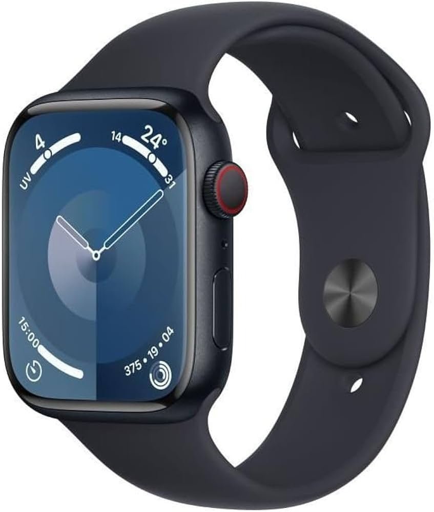 Apple Watch Series 9 45 mm Digitaal 396 x 484 Pixels Touchscreen Zwart Wifi GPS MR9A3QF/A - Compridis
