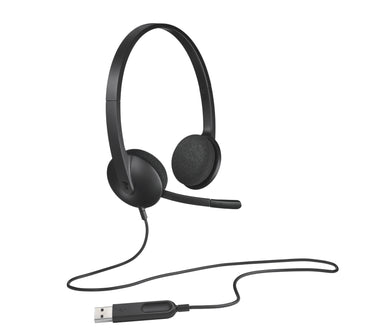 Logitech H340 Auriculares para ordenador USB con audio digital 981-000475