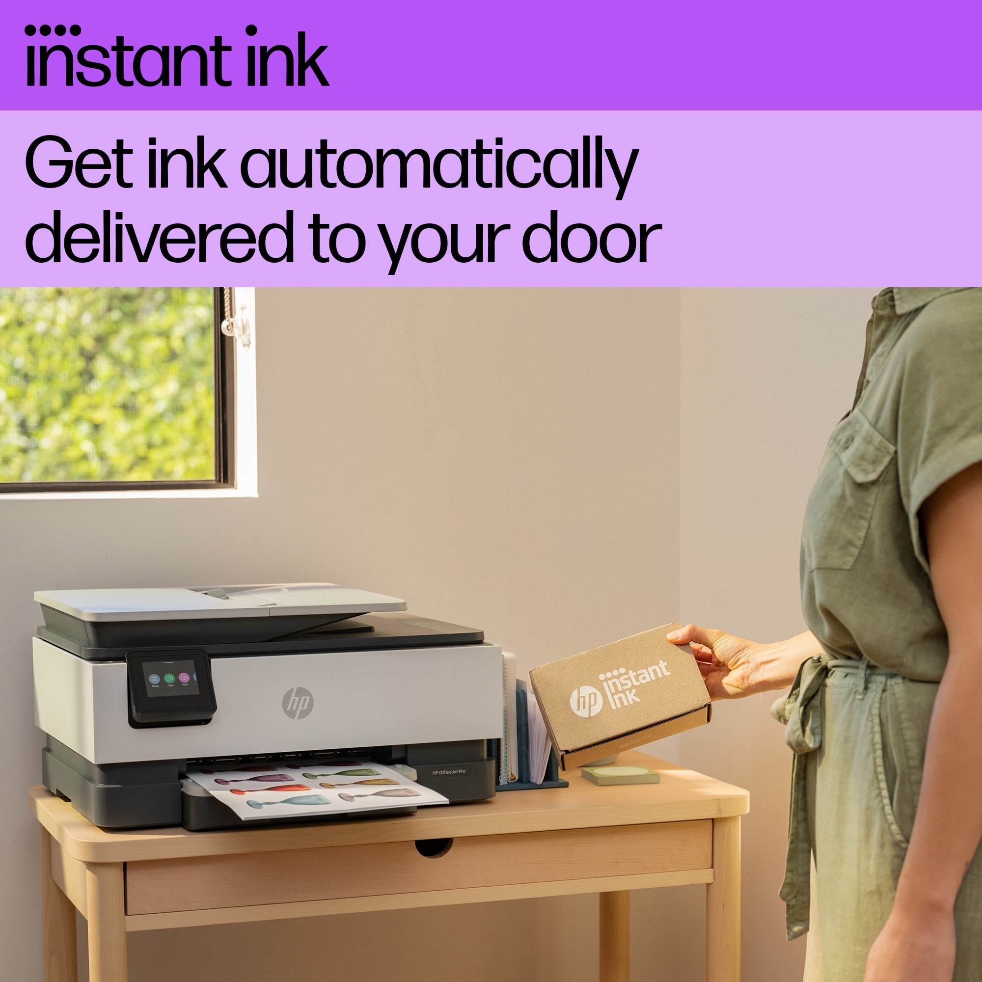 HP OfficeJet Pro 8134e Draadloos All-in-One Kleur Printer, Instant Ink; Dubbelzijdig printen