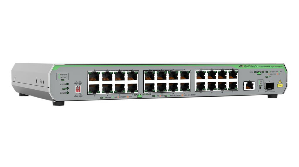 ALLIED TELESIS Switch Gigabit no gestionado con uplink 10G AT-GS910/26XST-50
