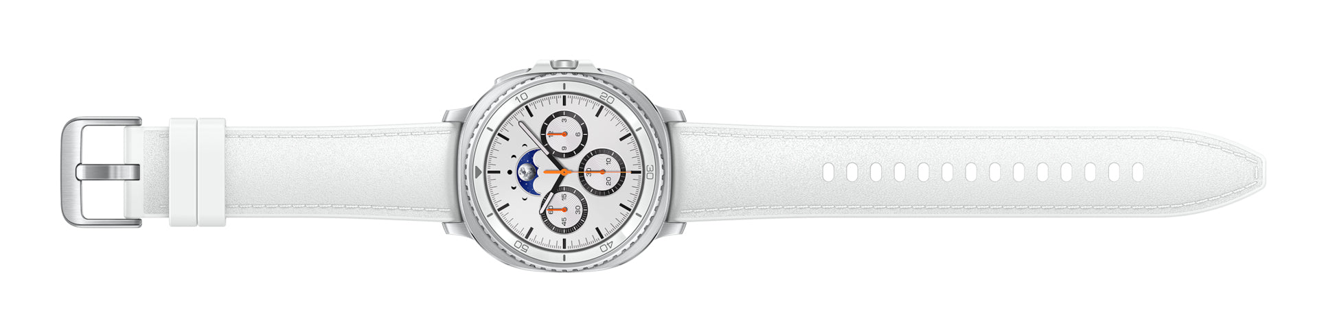 Samsung Galaxy Watch8 Classic 3,3 cm (1.3") AMOLED 46 mm Digitaal 438 x 438 Pixels Touchscreen Zilver Wifi GPS SM-L500NZWDWEU