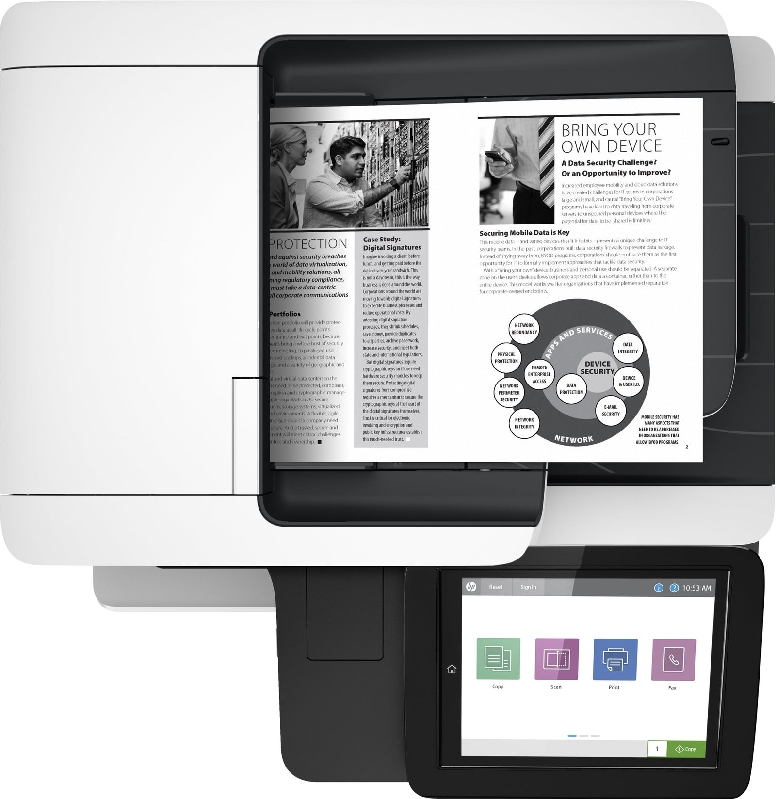 HP LaserJet Enterprise MFP M528DN 1PV64AB13 45 ppm zwart-wit - Compridis