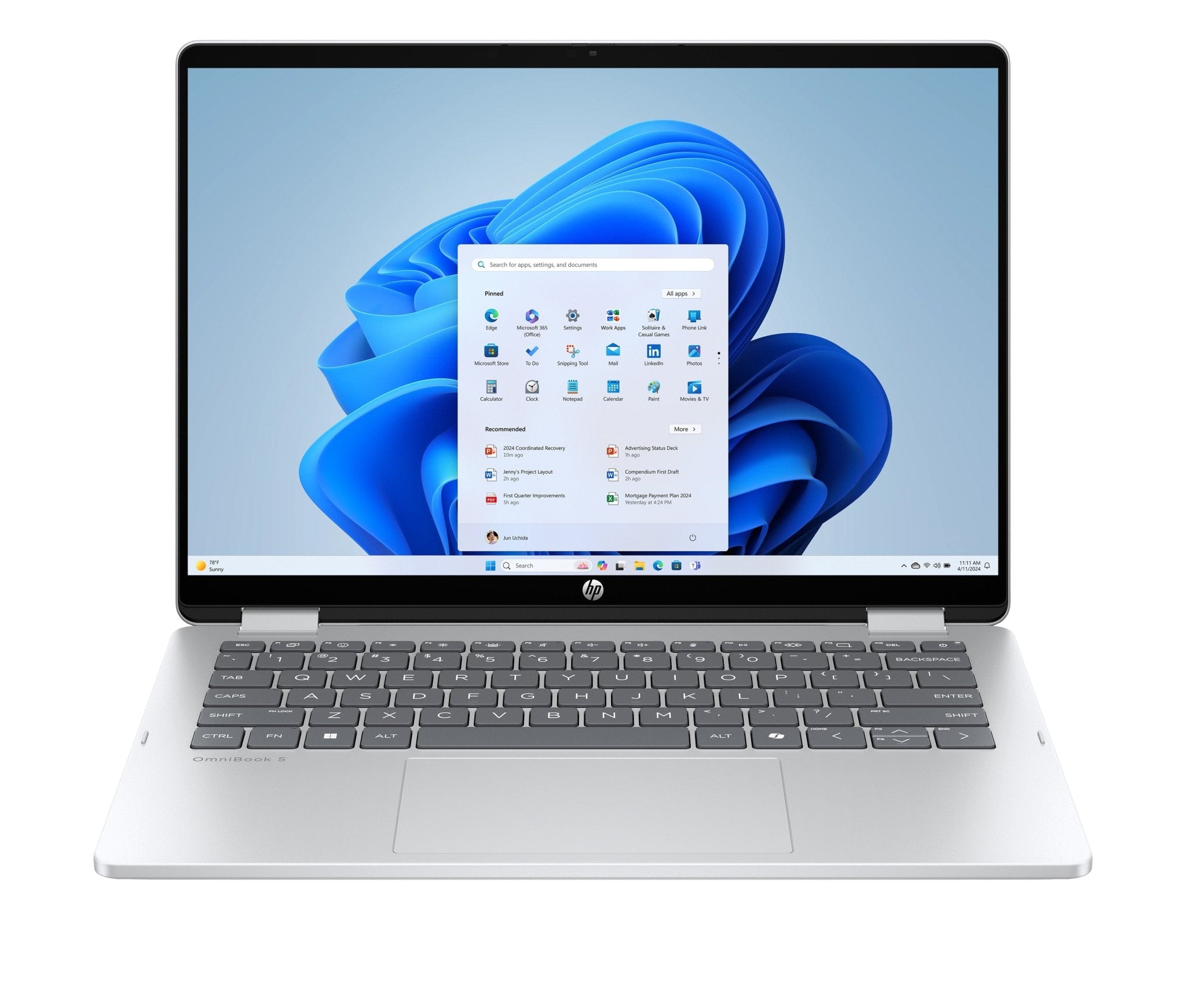 HP OmniBook 5 Flip 14-FP0077NG 14" Core 7 150U 16GB 1TB QWERTZ German BU9Q4EA - Compridis