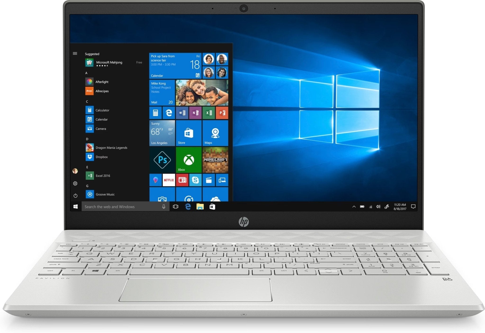 HP Pavilion 15-CW1947ND 15.6" AMD Ryzen 5 3500U 8GB 256GB QWERTY US 6VS24EAABH - Compridis