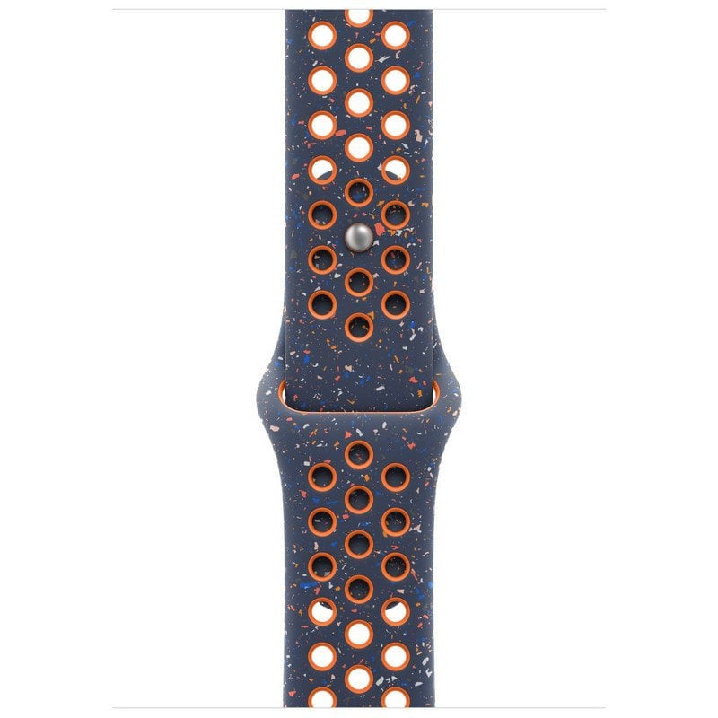 Apple MYLC3ZM/A slimme draagbare accessoire Band Blauw, Oranje Fluorelastomeer