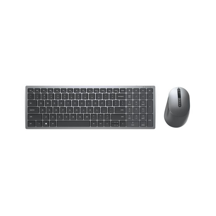 Teclado y ratón inalámbricos multidispositivo DELL KM7120W-GY-INT
