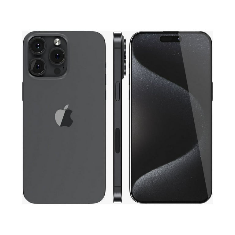 Apple iPhone 15 Pro 15,5 cm (6.1") Dual SIM iOS 17 5G USB Type-C 256 GB Titanium, Zwart