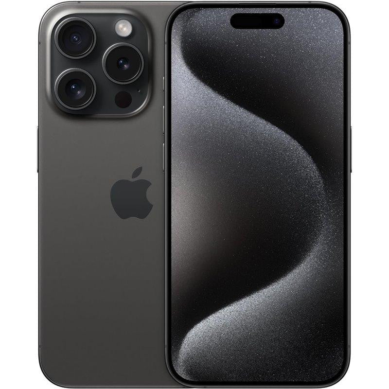 Apple iPhone 15 Pro 15,5 cm (6.1") Dual SIM iOS 17 5G USB Type-C 256 GB Titanium, Zwart