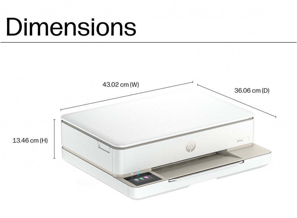 HP ENVY 6130e Wireless All-in-One Kleur Printer, Instant Ink; Foto's printen