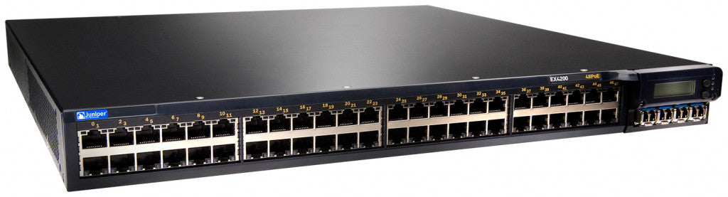 Juniper EX4200-48PX network switch Unmanaged Power over Ethernet (PoE) 1U Black