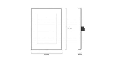 Lunatone Touchpanel wit ral 9010 24035465 - Compridis
