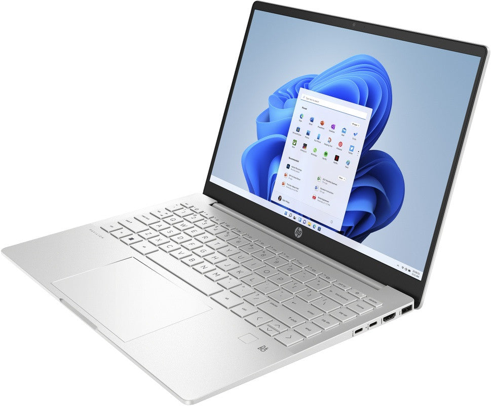 HP Pavilion Plus Laptop 14-EH1XXX 13e generatie Intel(R) Core(TM) I7-13700H Intel(R) Iris(R) Xe Graphics 16GB 480GB SSD W11H QWERTY US 82F41EA#ABH