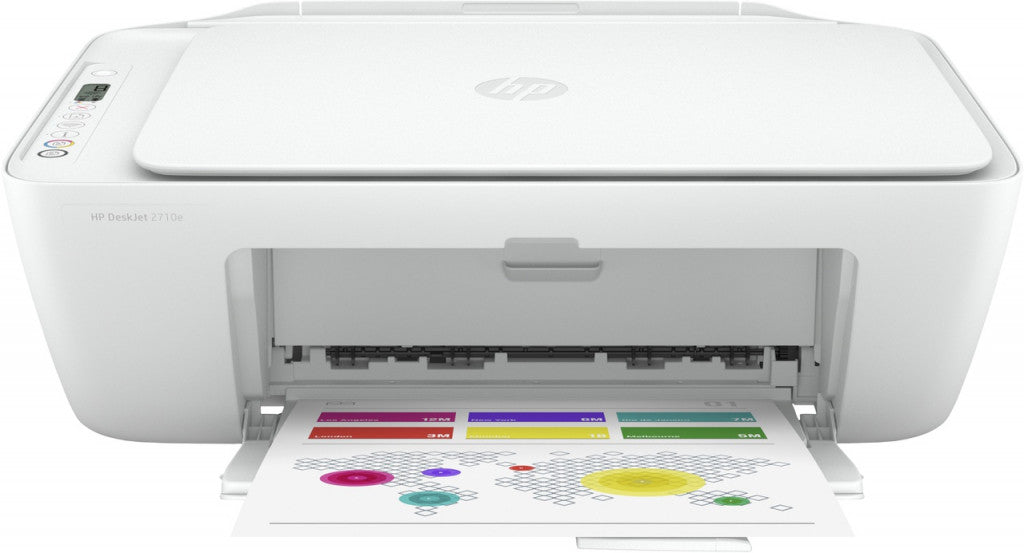 HP DeskJet 2710e Wireless All-in-One Color Printer, Instant Ink; Copier, Scanner 26K72B#629