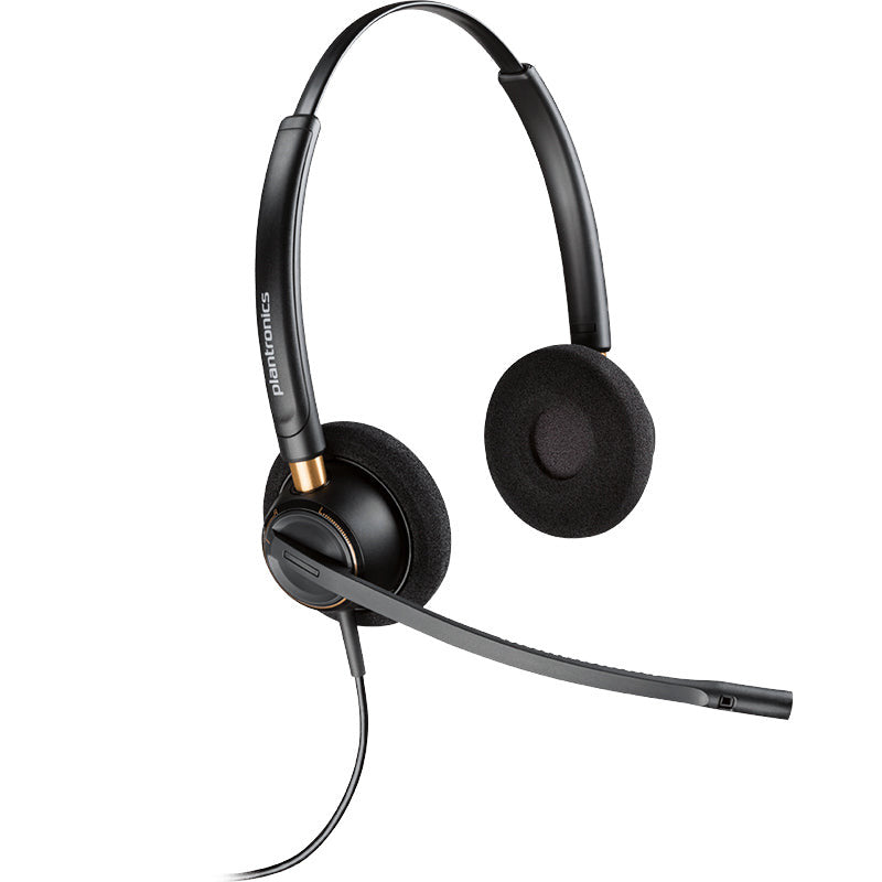 Poly EncorePro 520D met Quick Disconnect Binaural Digital Headset TAA