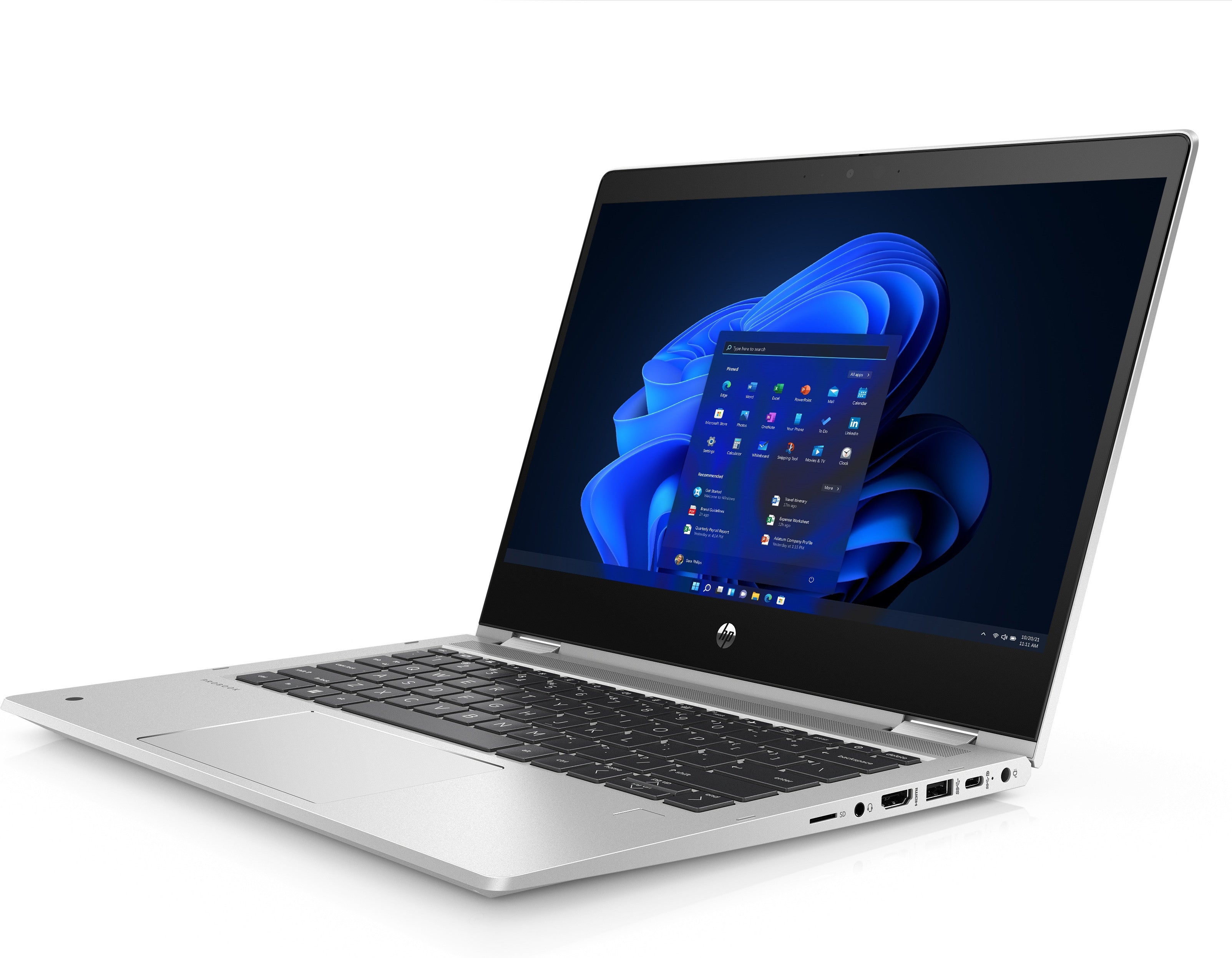 HP Pro X360 435G9 R5-5625U Pantalla FHD de 13,3&quot;, 16 GB, 512 GB W11 Pro <tc>QWERTZ</tc> Alemán 764Y8UC#ABD