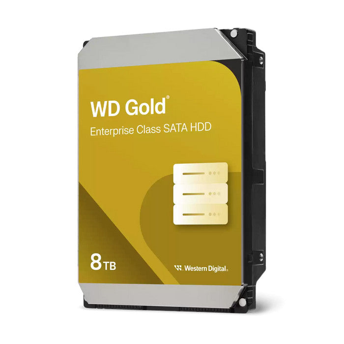 Western Digital Gold WD8005FRYZ interne harde schijf 8 TB 7200 RPM 128 MB 3.5" SATA III