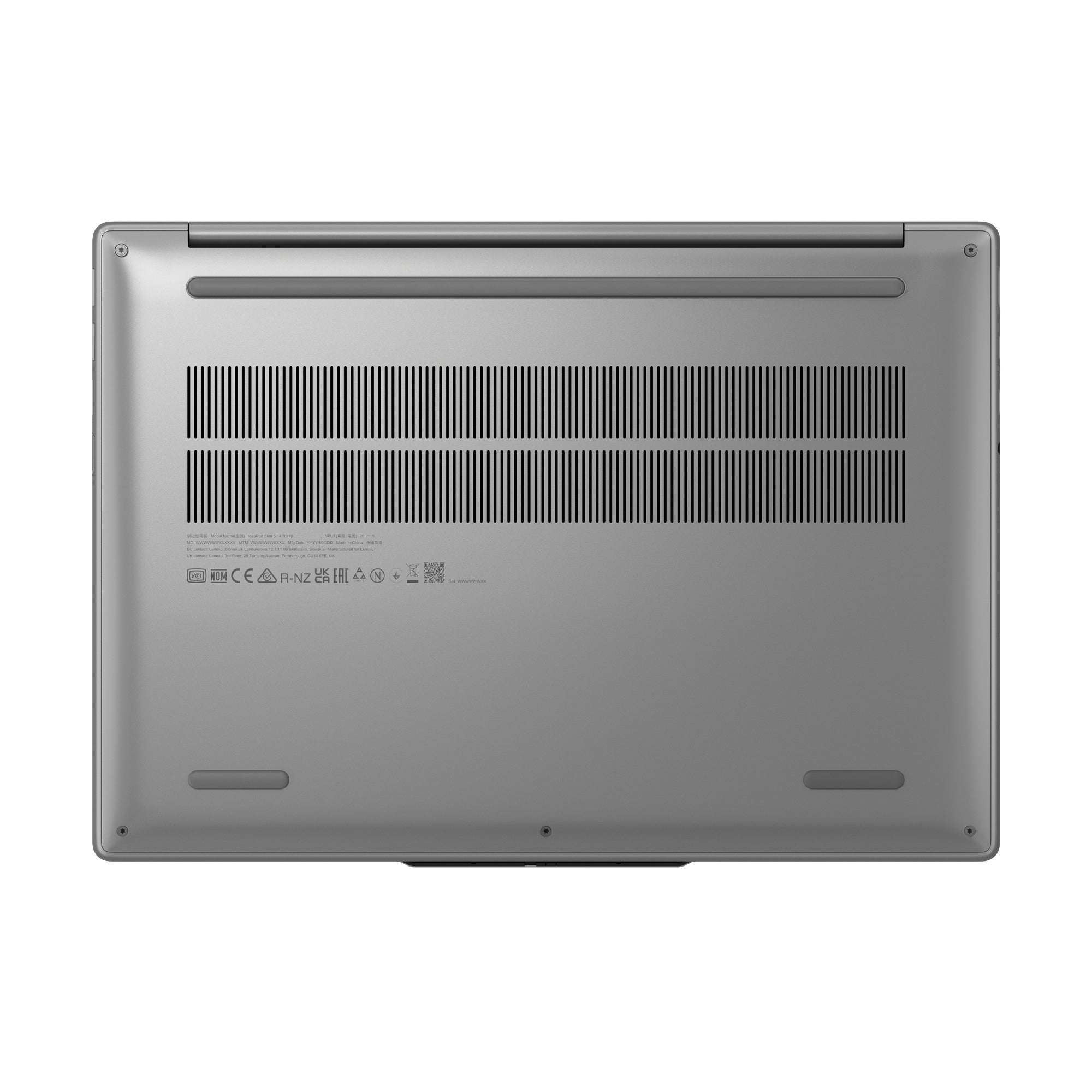 Lenovo IdeaPad Slim 5 14IRH10 Intel® Core™ i5 i5-13420H Laptop 35.6 cm (14") WUXGA 24 GB DDR5-SDRAM 512 GB SSD Wi-Fi 6 (802.11ax) Windows 11 Home English Grey 83HR008CMH