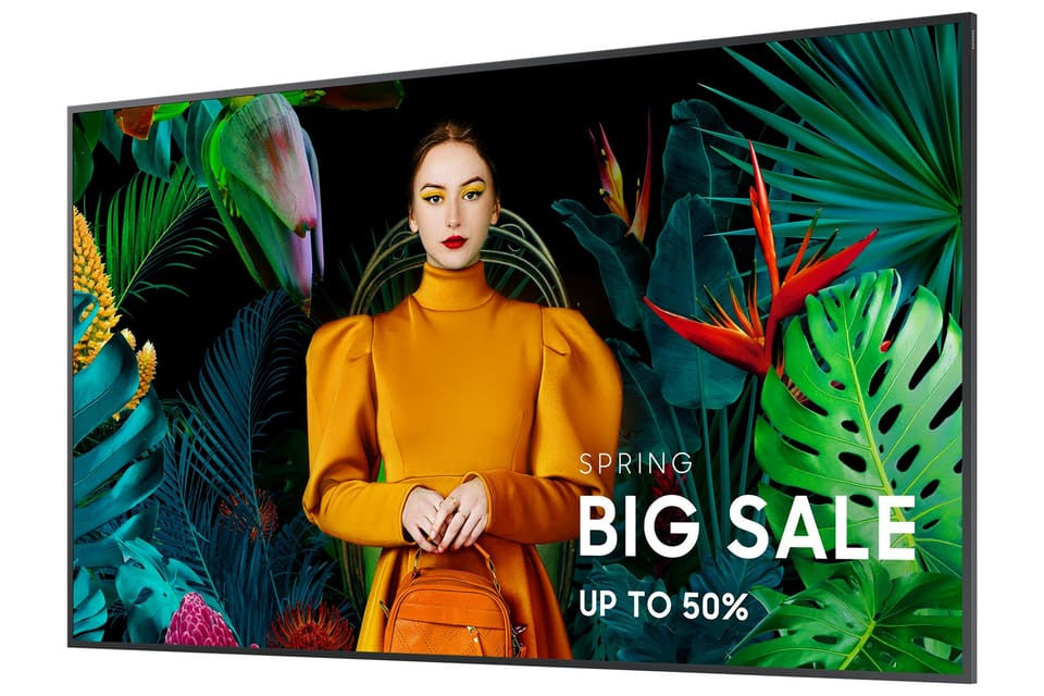 Samsung QBC QB43C 43" UHD/4K 350 nits LED Slim Negro