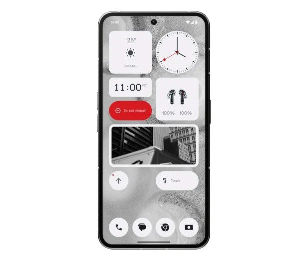 Teléfono Nothing (2) 17 cm (6.7") Dual SIM 5G USB Tipo-C 12 GB 256 GB 4700 mAh Blanco