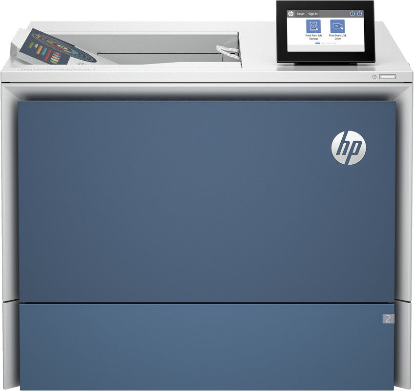 HP LaserJet Enterprise Color 6701DN Impresora, color, impresora para impresión, frente de puerto USB; Carga opcional de alta capacidad; Pantalla táctil; Cartucho TerraJet
