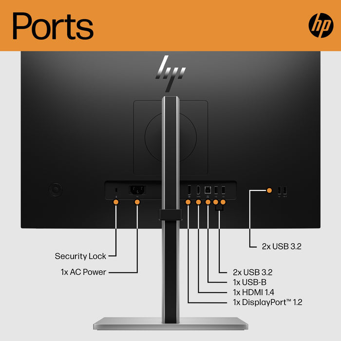 HP E24 G5 FHD Monitor 6N6E9AA#ABB