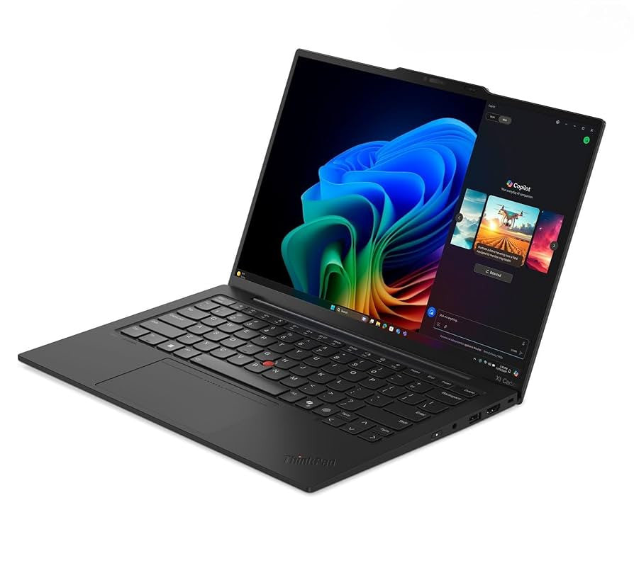 Lenovo ThinkPad X1 Carbon Gen 12 Intel Core Ultra 7 155U Laptop 35.6 cm (14") WUXGA 32 GB LPDDR5x-SDRAM 1 TB SSD Wi-Fi 6E (802.11ax) Windows 11 Pro English Black