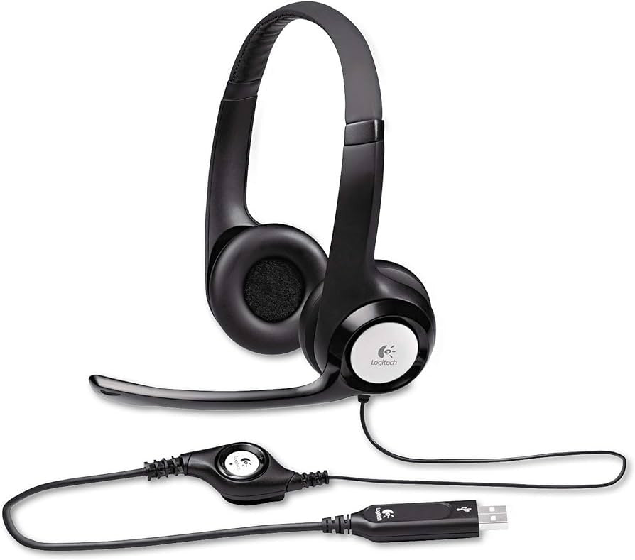 LOGITECH USB Headset H390 Zwart 981-000406