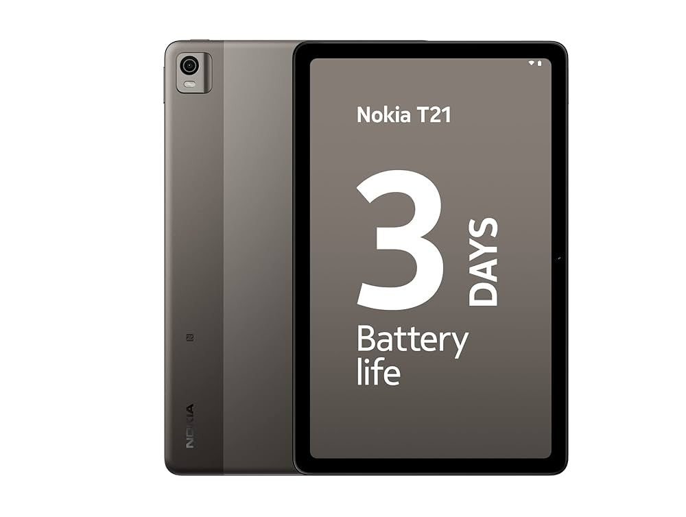 NOKIA T21 LTE 4GB RAM 128GB opslag Grijs 719901216681