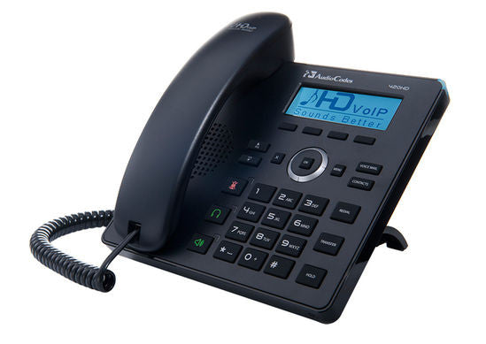 Códigos de audio 420HD Teléfono IP Black 2 líneas LCD