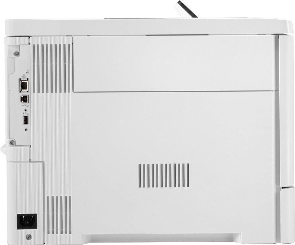 HP Color LaserJet Enterprise M554DN Impresora, color, impresora para impresión, impresión a través del puerto USB en la parte delantera; De doble lidera