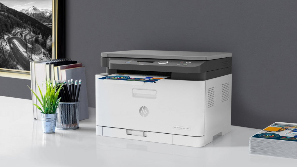 HP Color Laser MFP 178NW, color, impresora para impresión, copia, escaneo, escaneos a PDF