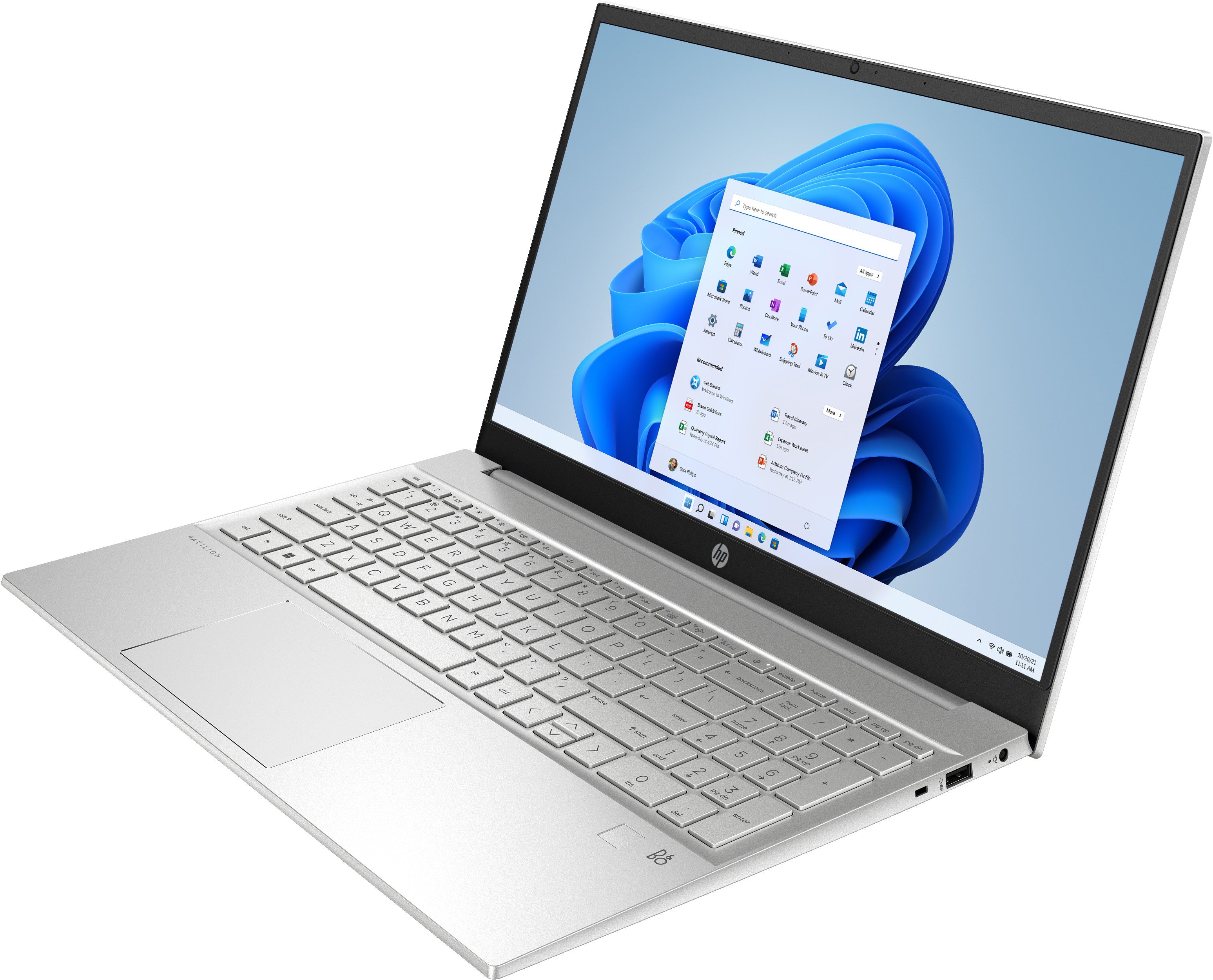 HP Pavilion 15-EH3955ND AMD Ryzen 5 7530U 16GB 480GB SSD W11H QWERTY VS 8B2F4EA#ABH