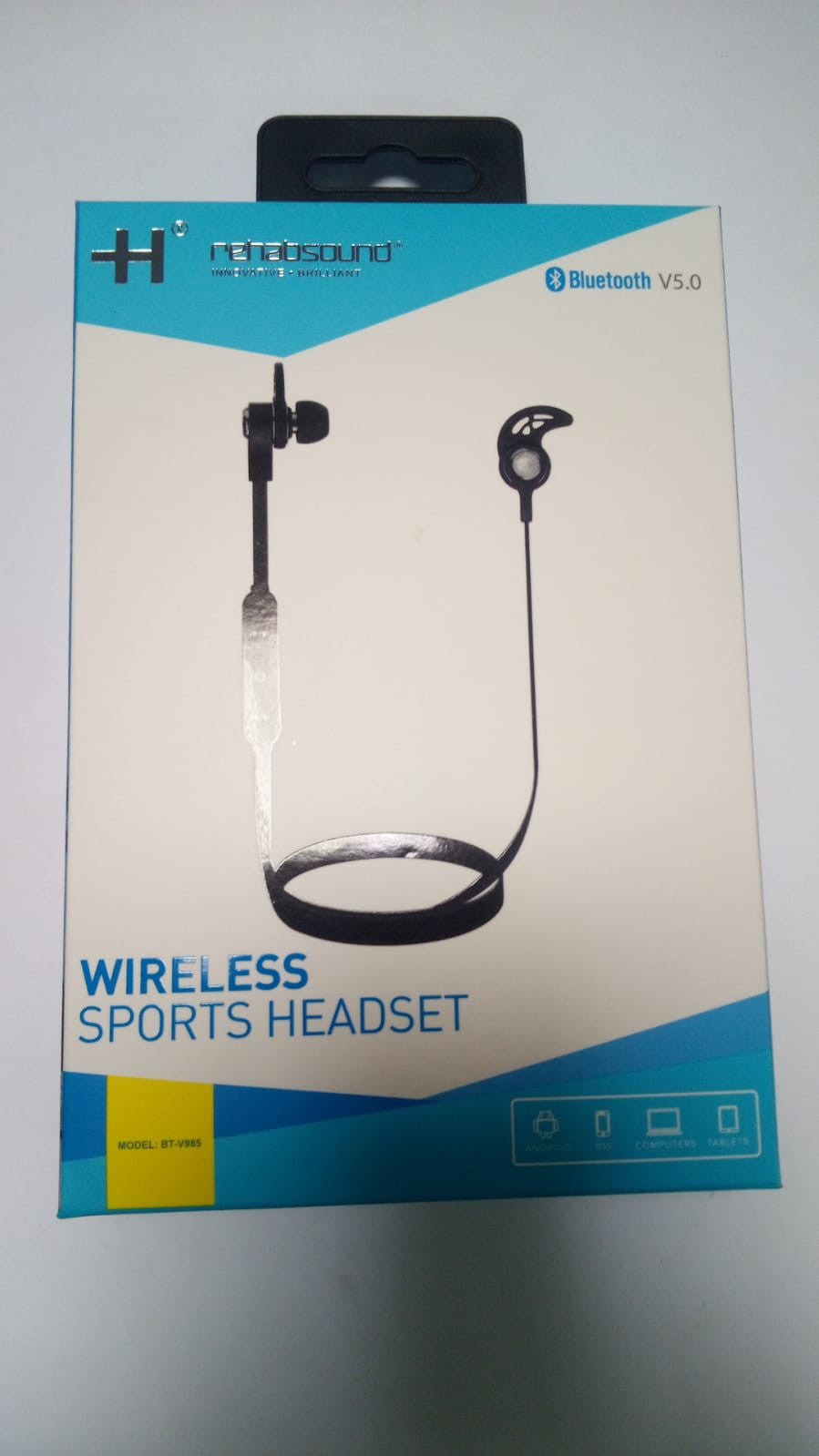 Auriculares Ibroz Sporty Bluetooth V985 HB-EARV985-BK