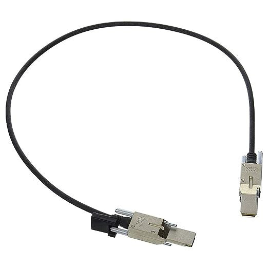 Cisco Stack-T4-50cm = banda infini y cable de fibra óptica 0.5 m negro, gris
