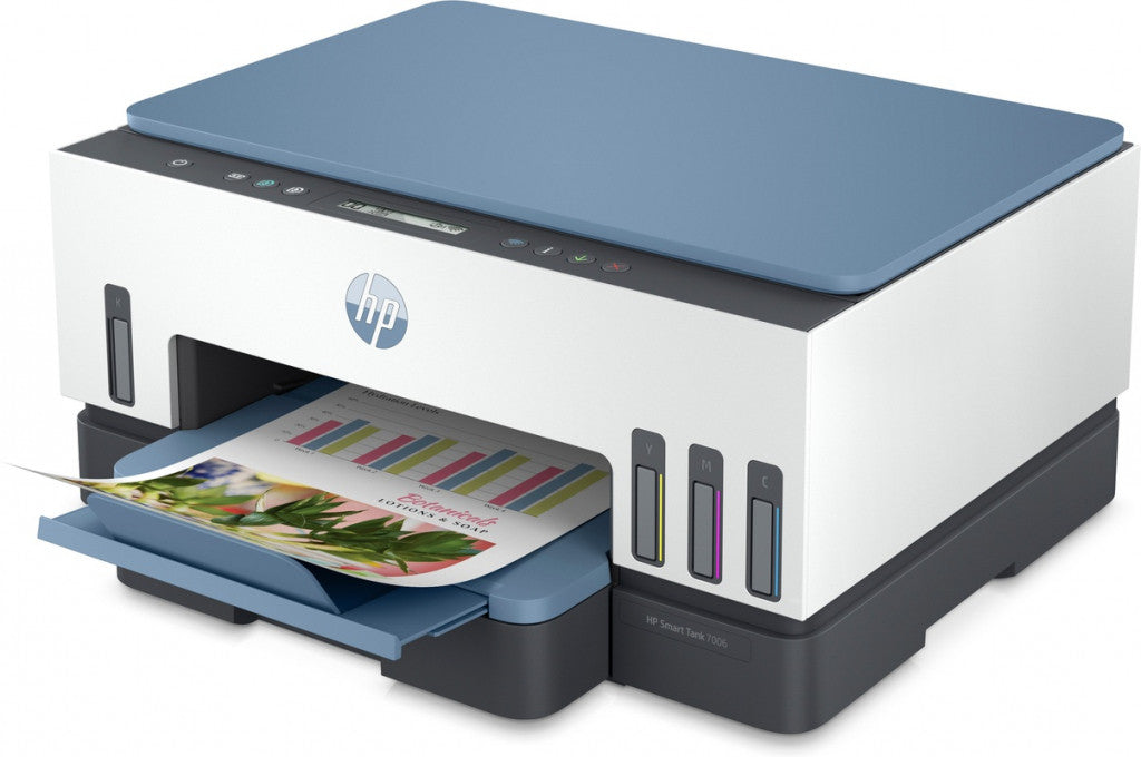 HP Smart Tank 7006 Draadloos All-in-One Kleur Printer, Dubbelzijdig printen; Kopieerapparaat, Scanner