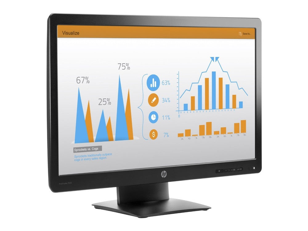 HP ProDisplay Monitor P232 de 23 pulgadas computer monitor 58,4 cm (23") 1920 x 1080 Pixels Full HD LED Zwart