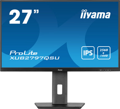 IIYAMA ProLite XUB2797QSU-B2 Monitor 27″ QHD IPS 100 Hz – Negro