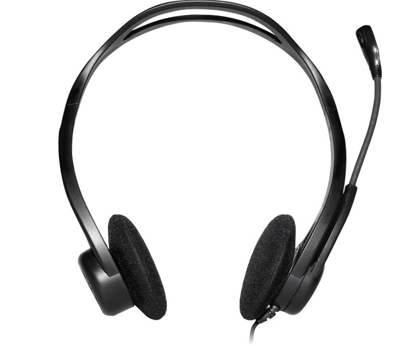Logitech 981-000100 hoofdtelefoon/headset Bedraad Hoofdband Oproepen/muziek USB Type-A Zwart