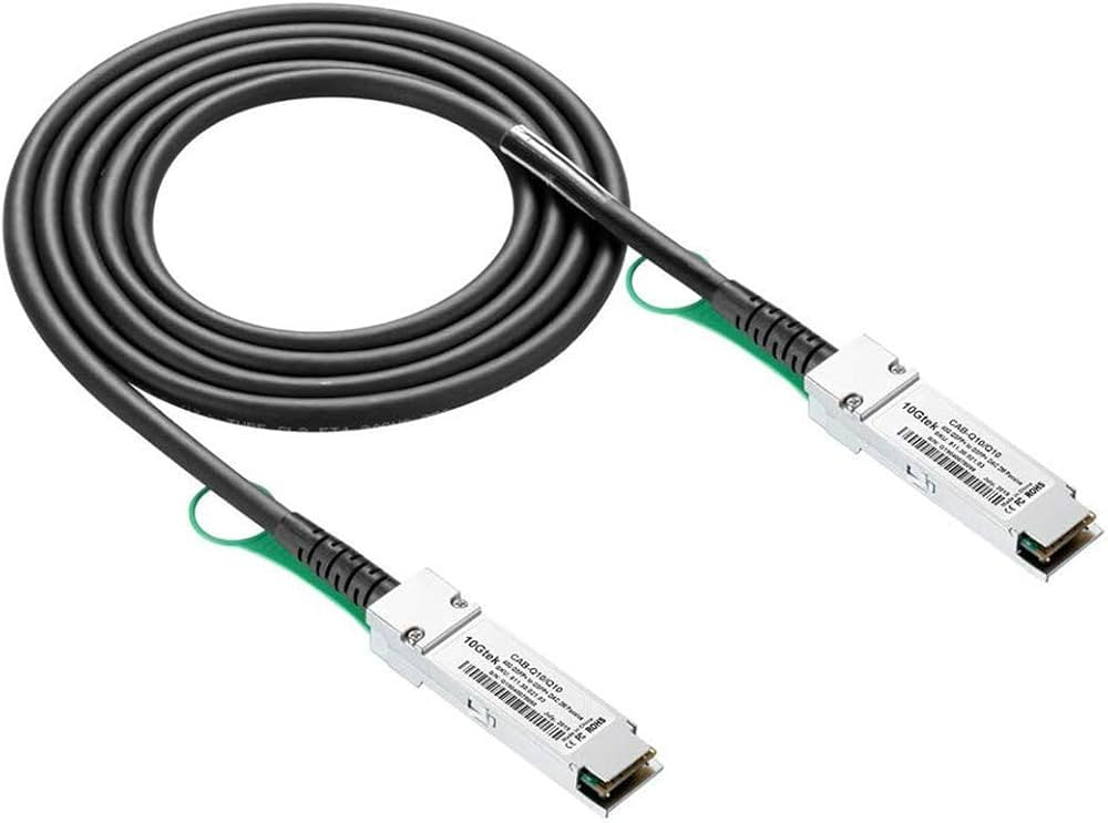 Juniper QSFP+ 0.5m Infiniband y Fiber Optic Cable 0.5 M QSFP+