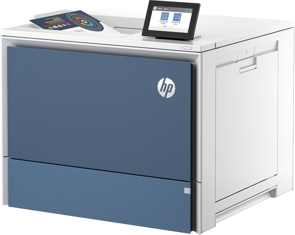 HP LaserJet Enterprise Color 6701DN Impresora, color, impresora para impresión, frente de puerto USB; Carga opcional de alta capacidad; Pantalla táctil; Cartucho TerraJet