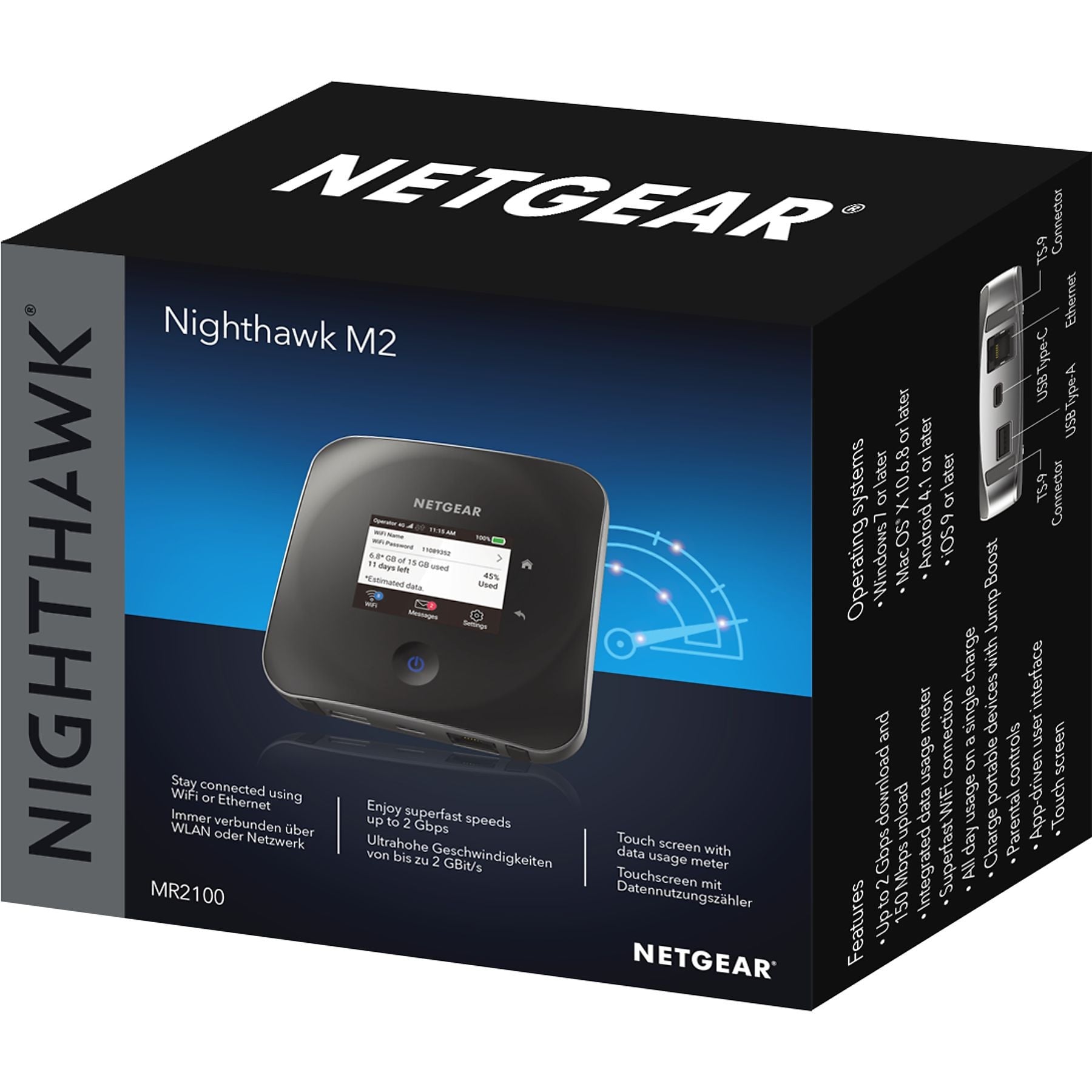 NETGEAR Aircard mobile router MR2100-100EUS
