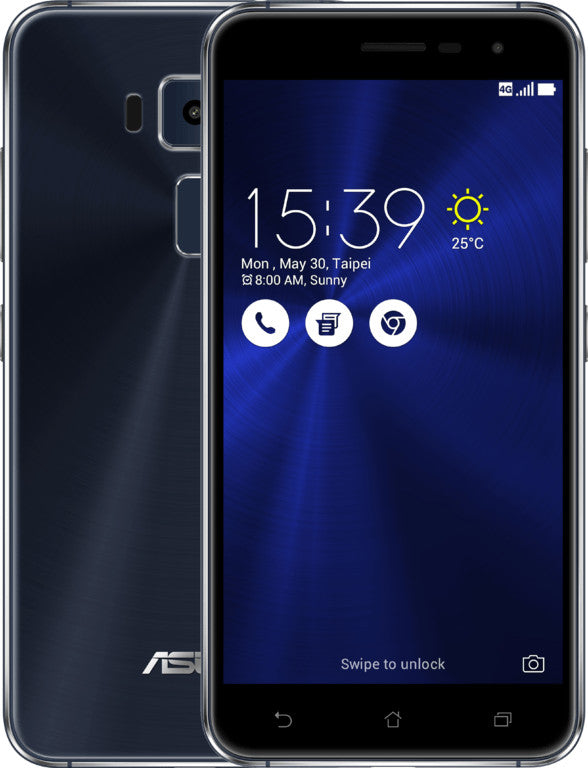 ASUS ZenFone 3 ZE552KL-1A001WW 14 cm (5.5") Dual SIM Android 6.0 4G USB Type-C 4 GB 64 GB 3000 mAh Zwart 90AZ0121-M00910