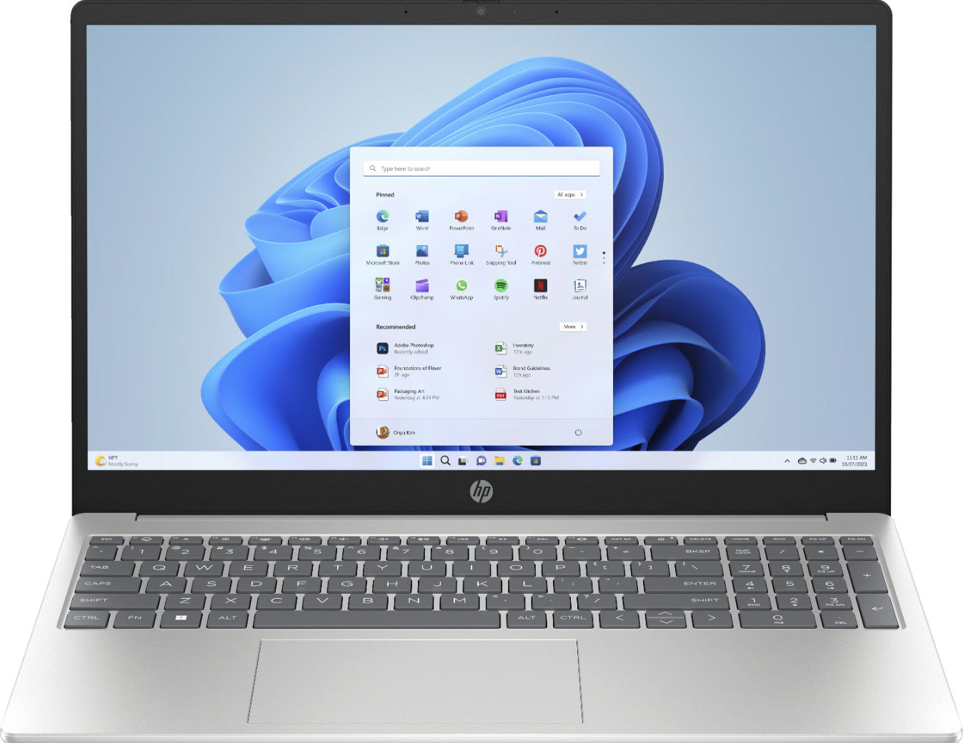 HP Laptop 15-FD0955ND Intel i5-1235U 8GB 512GB W11H QWERTY US A42DZEA#ABH