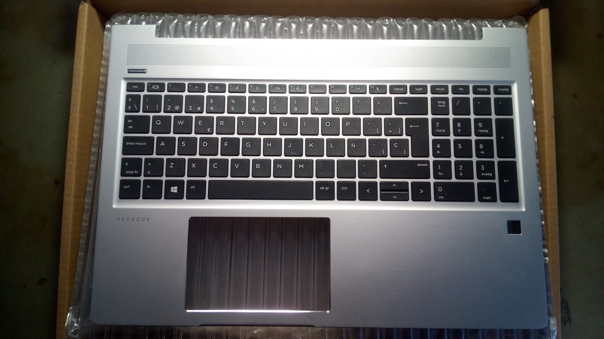 HP L45091-071 Sección de reserva de laptop Alcibapante + teclado