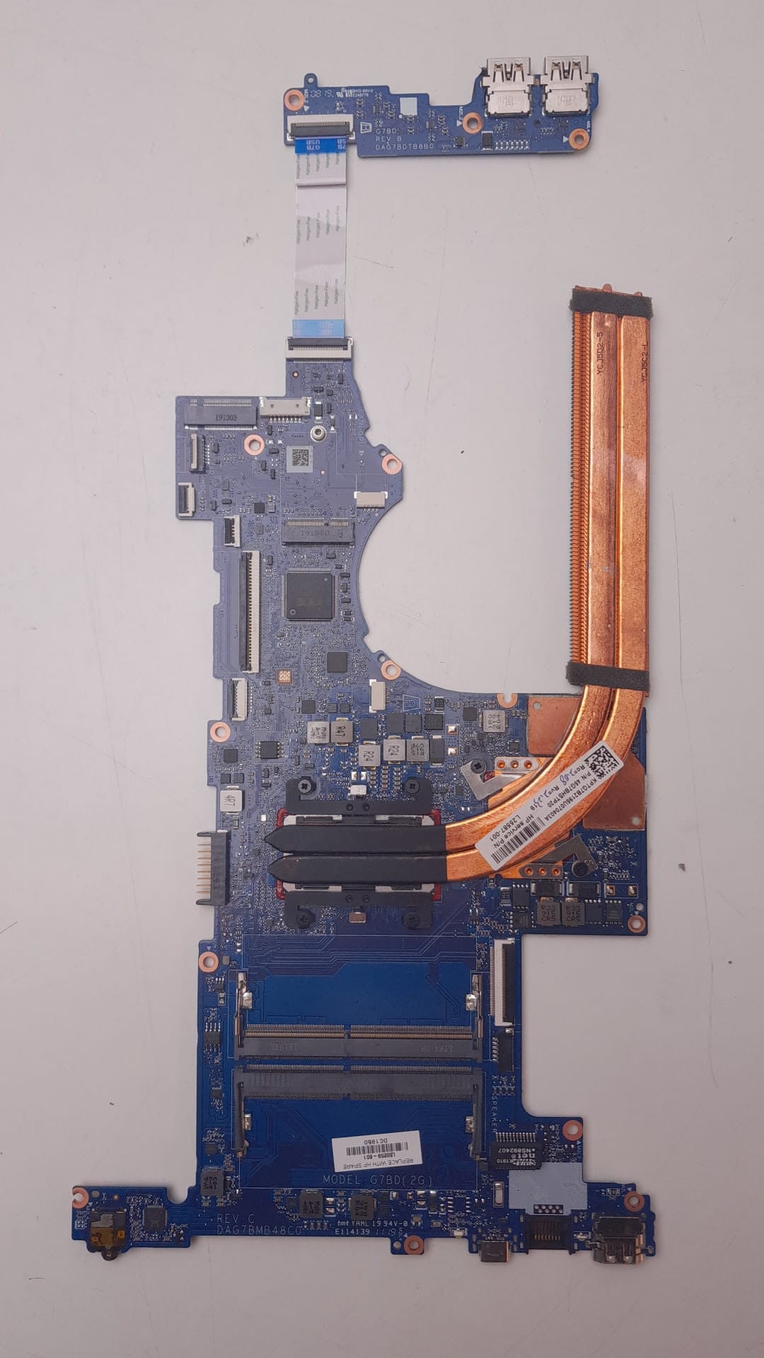 Placa base HP i7-8565U 15-CS2970ND i7-8565U W10H. L. 46809-003