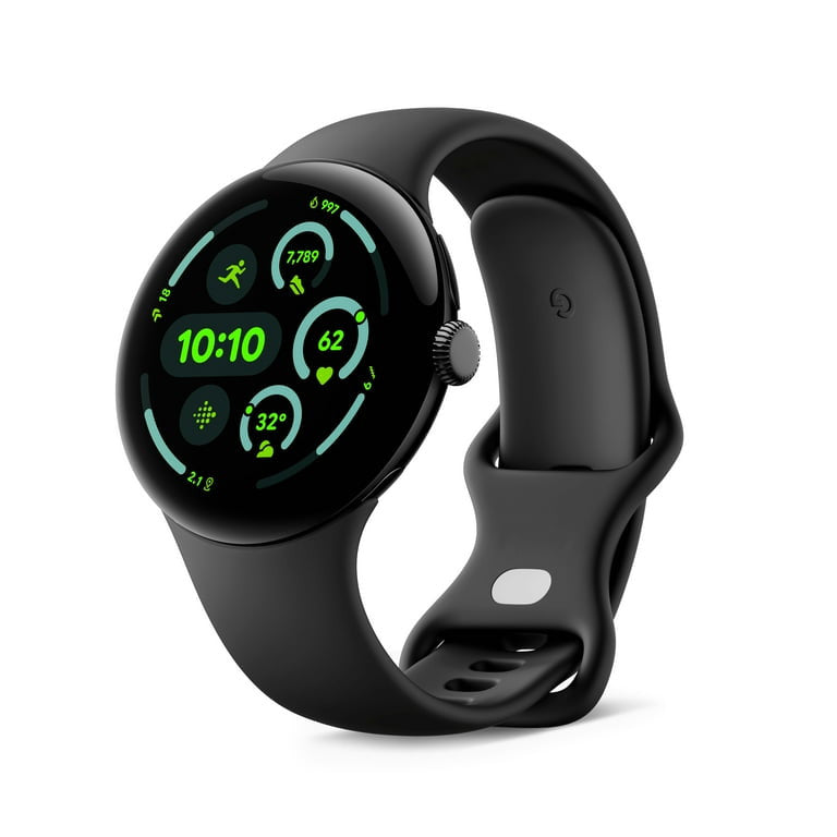 Google Pixel Watch 3 AMOLED 45 mm Digitaal Touchscreen Zwart Wifi GPS