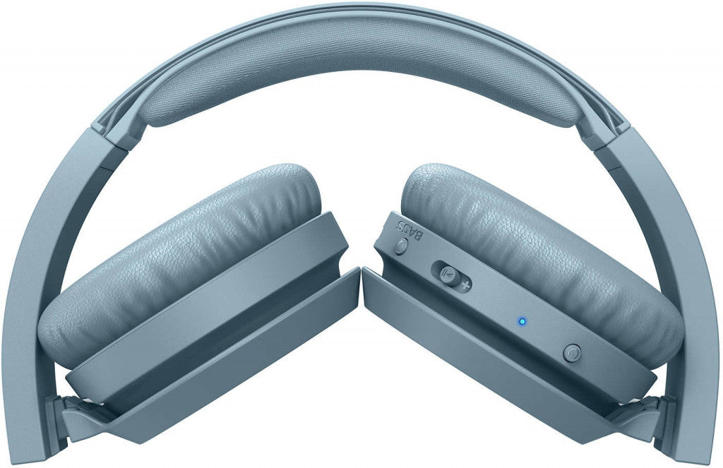 PHILIPS On-ear bluetooth koptelefoon compact fold 3 drive blauw TAH4205BL/00