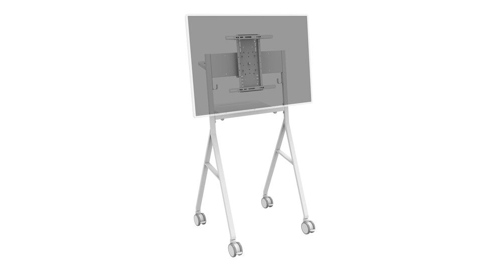 VISION Flat Panel Flipchart-Style Floorstand VFM-F10/WH